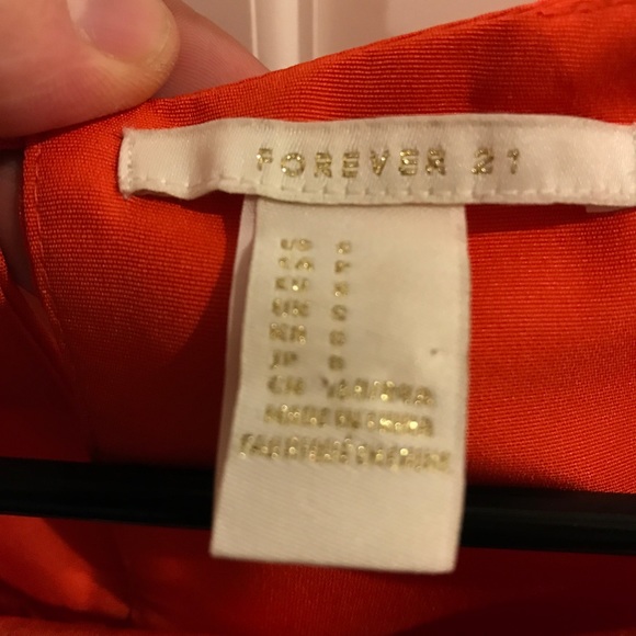 Orange party dress with two front bows! - Picture 3 of 4